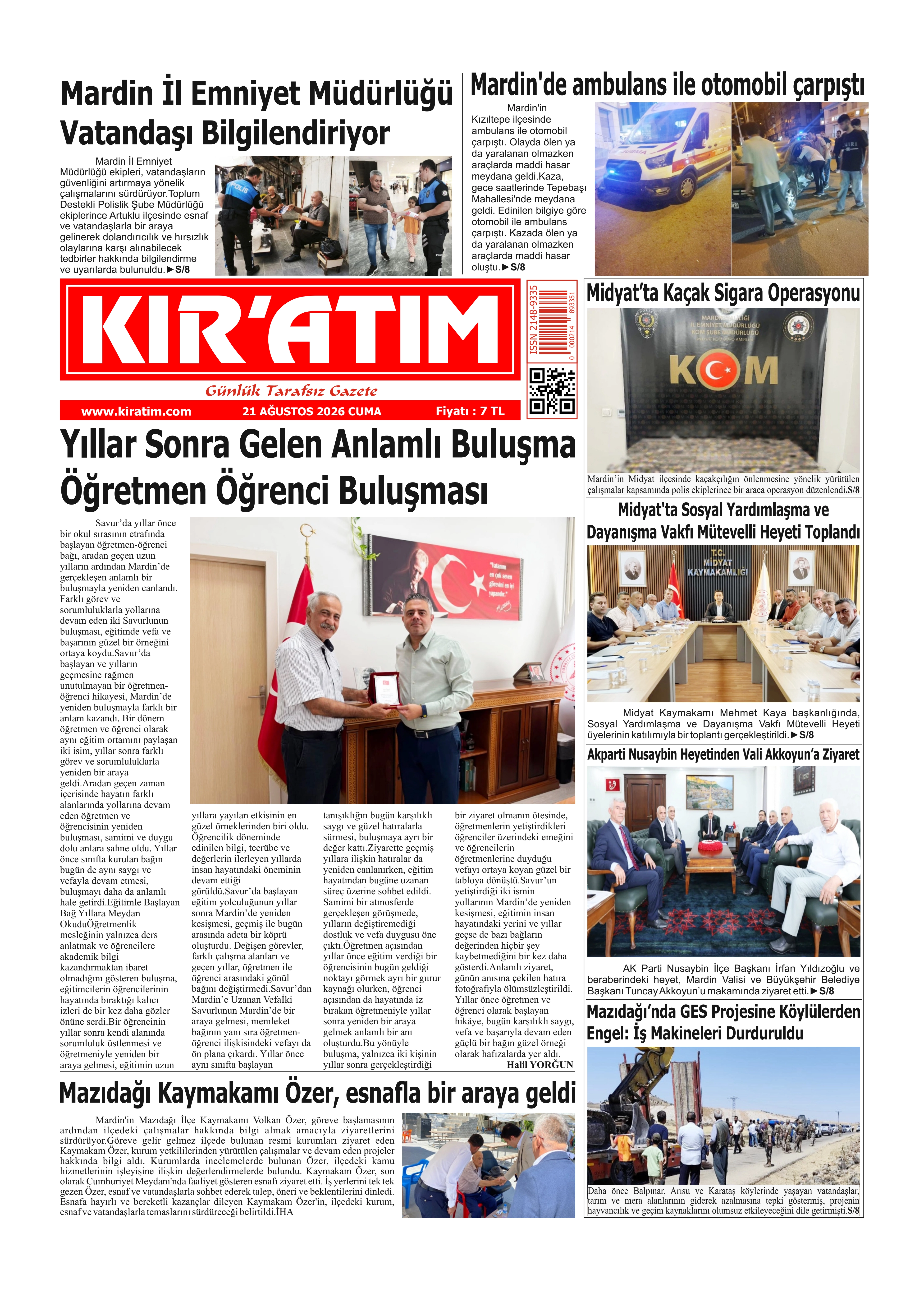 AĞUSTOS 2026 SAYISI