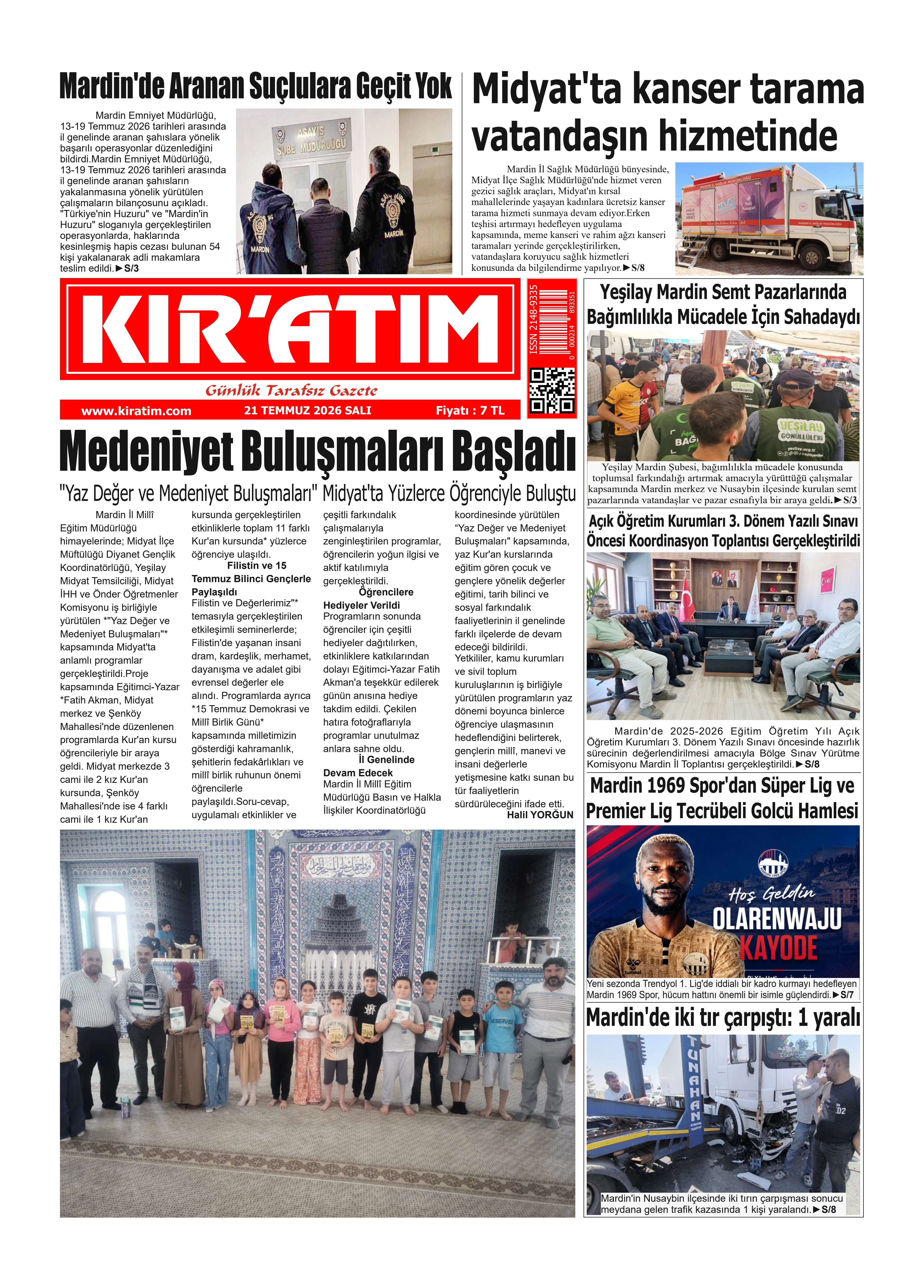 TEMMUZ 2026 SAYISI