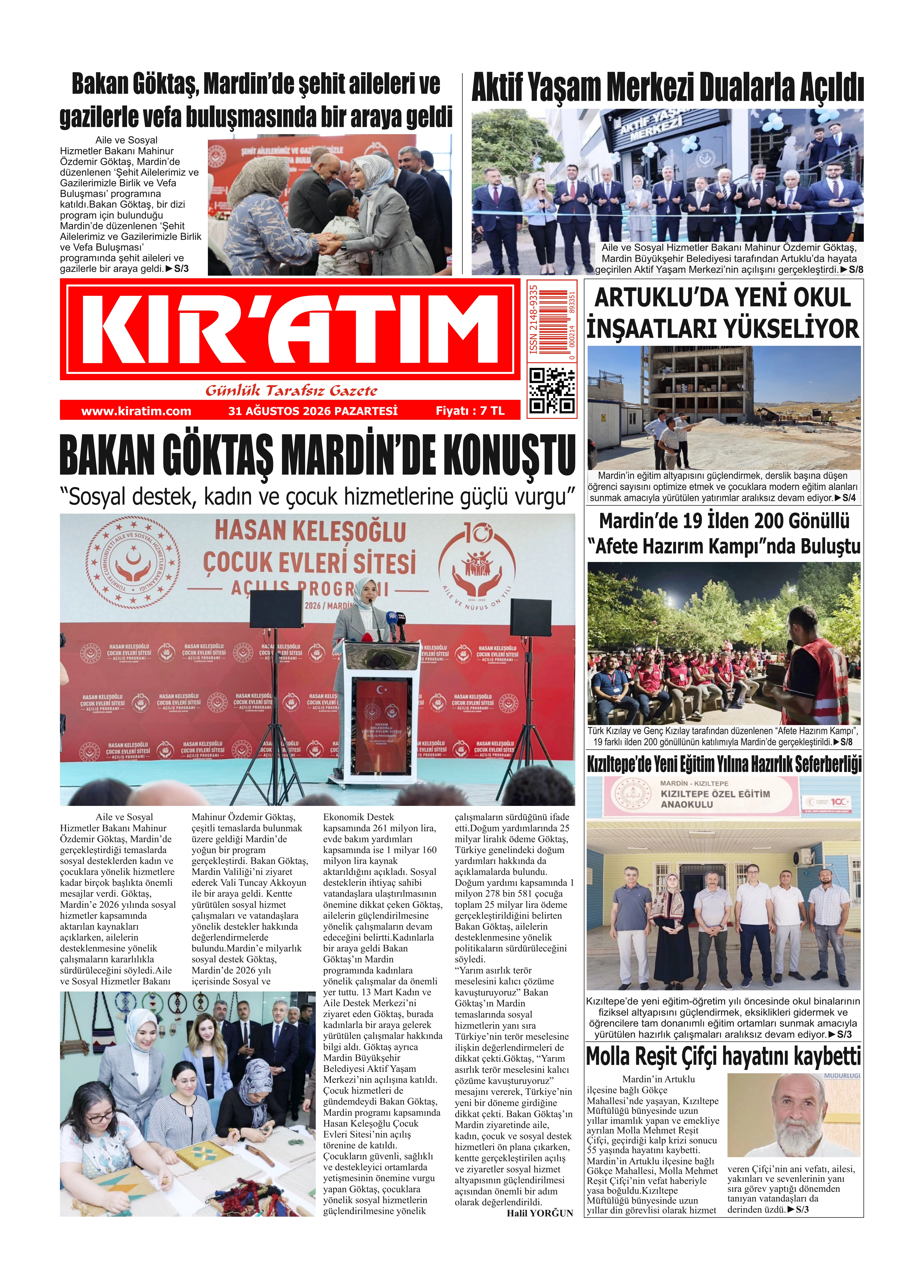 AĞUSTOS 2026 SAYISI
