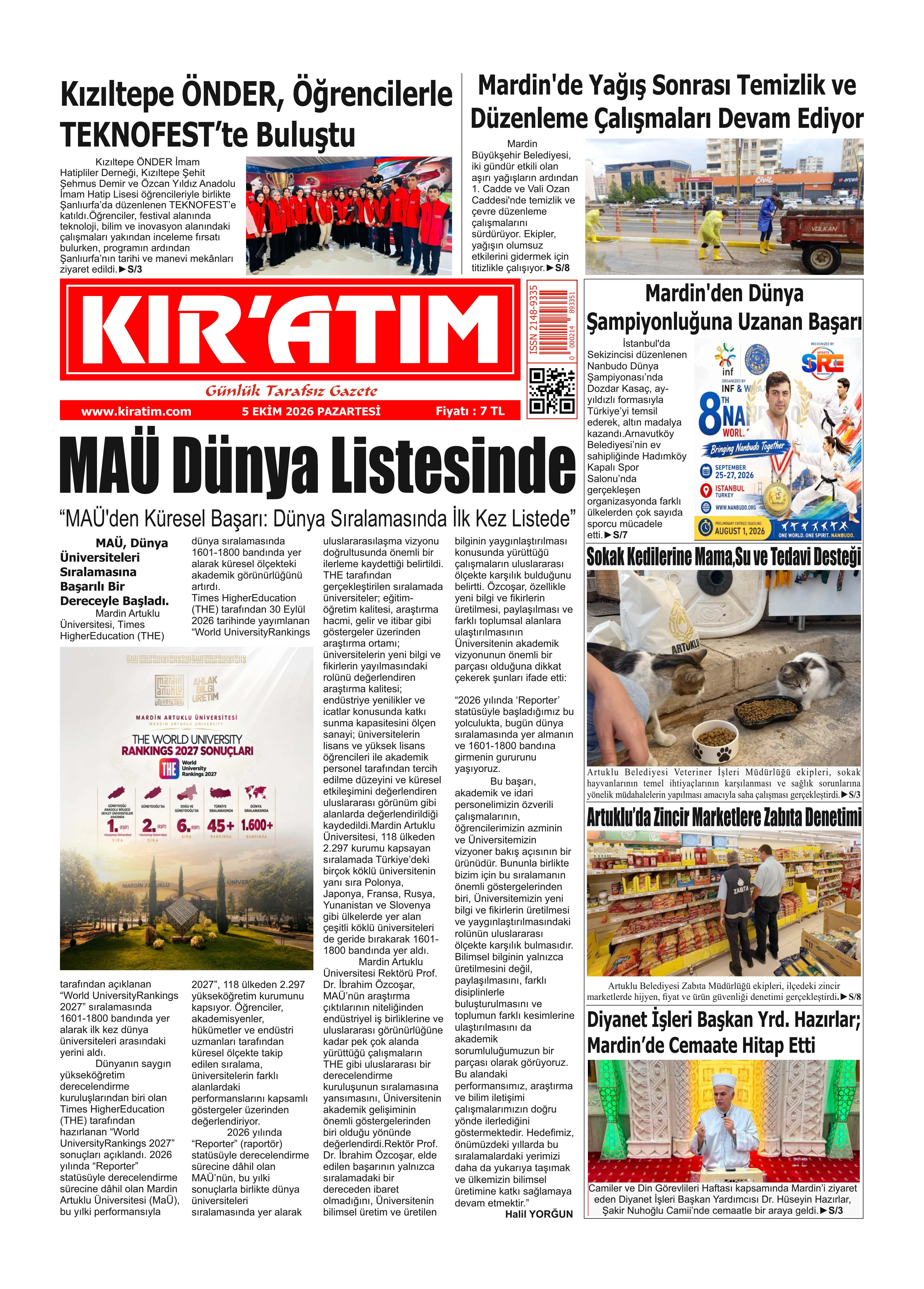 EYL&Uuml;L 2026 SAYISI