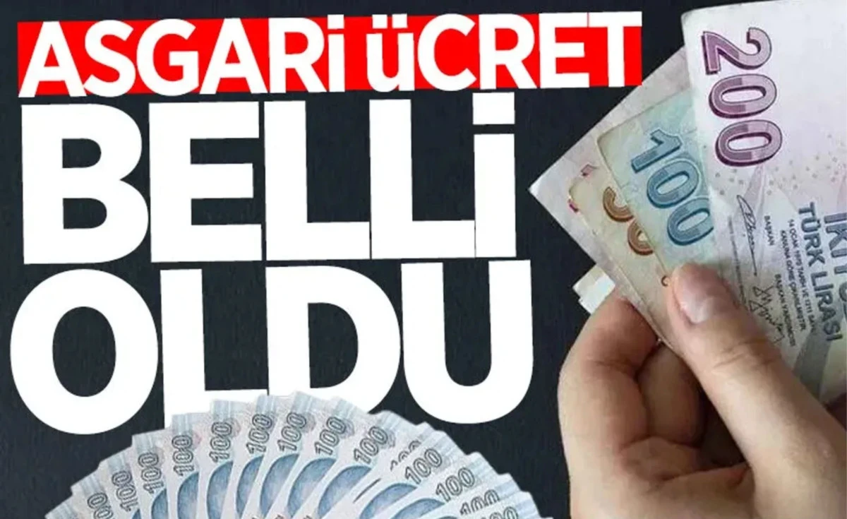 2026 asgari &uuml;cret zammı belli oldu