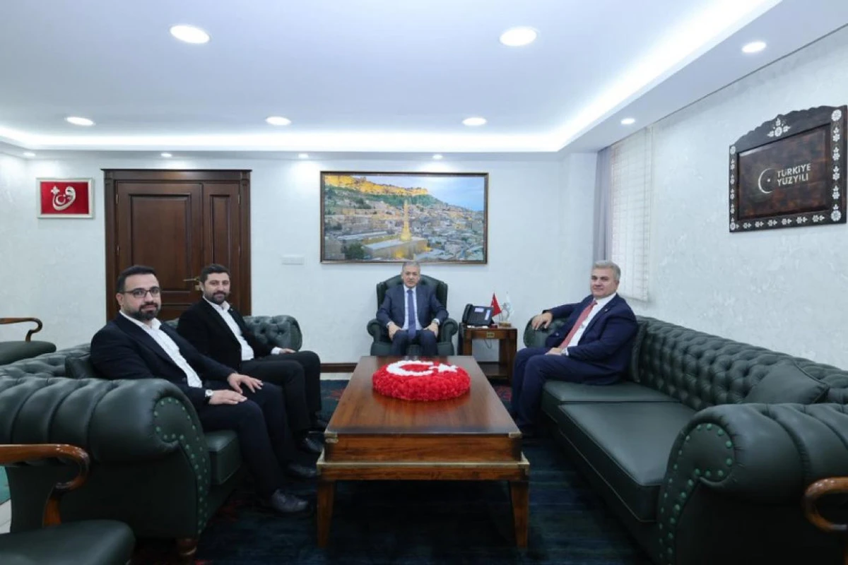 AK Parti Balıkesir Milletvekili Mustafa Canbey&rsquo;den Mardin Valisi Akkoyun&rsquo;a Ziyaret
