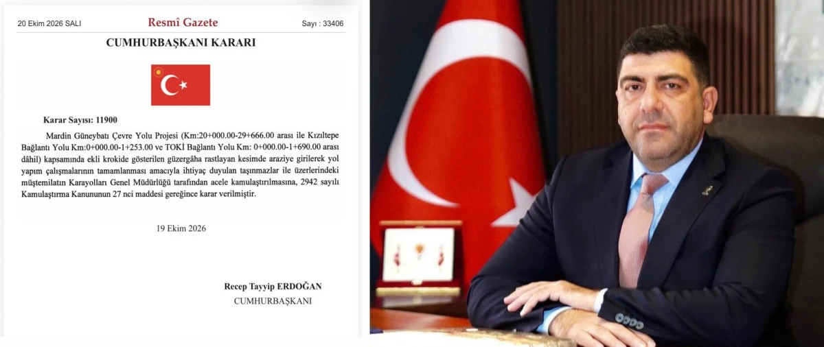AK Parti Mardin İl Başkanı Uncu&rsquo;dan G&uuml;neybatı &Ccedil;evre Yolu A&ccedil;ıklaması