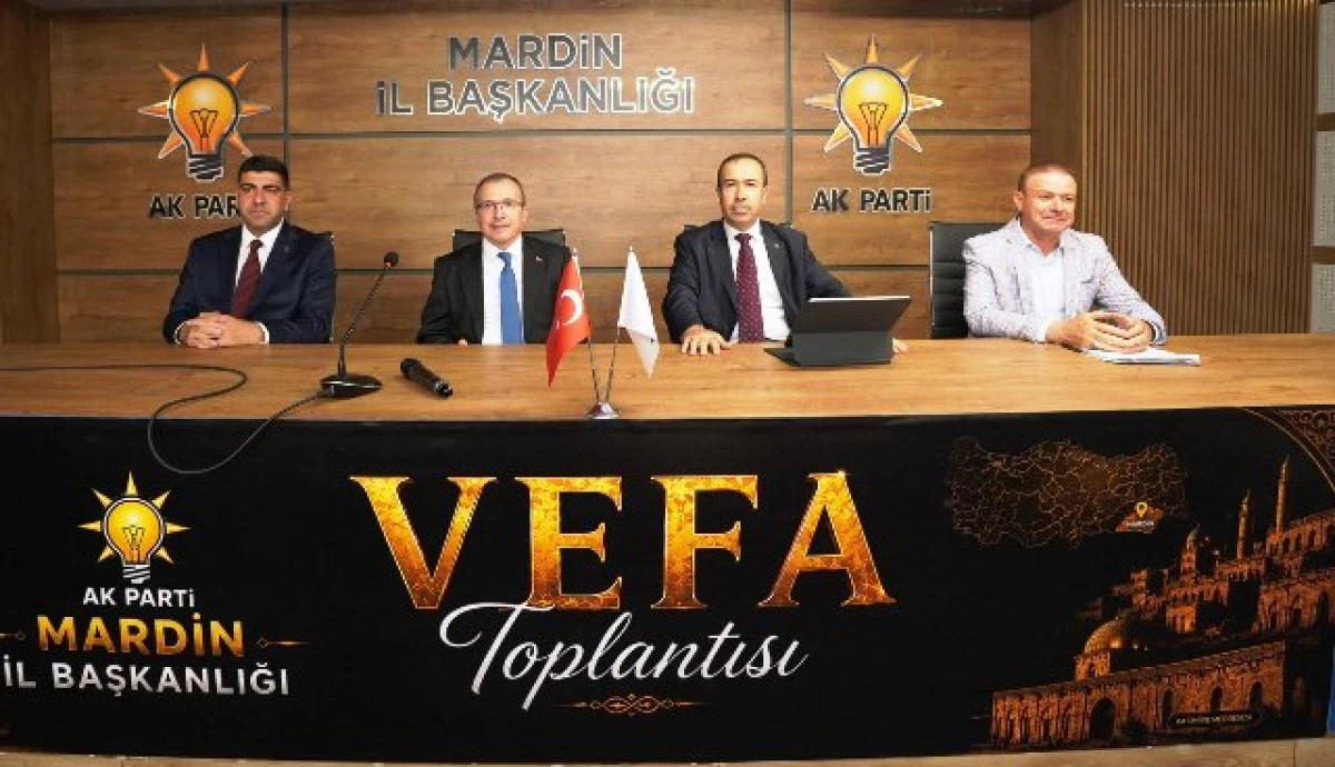 AK Parti Mardin&rsquo;de Vefa Buluşması