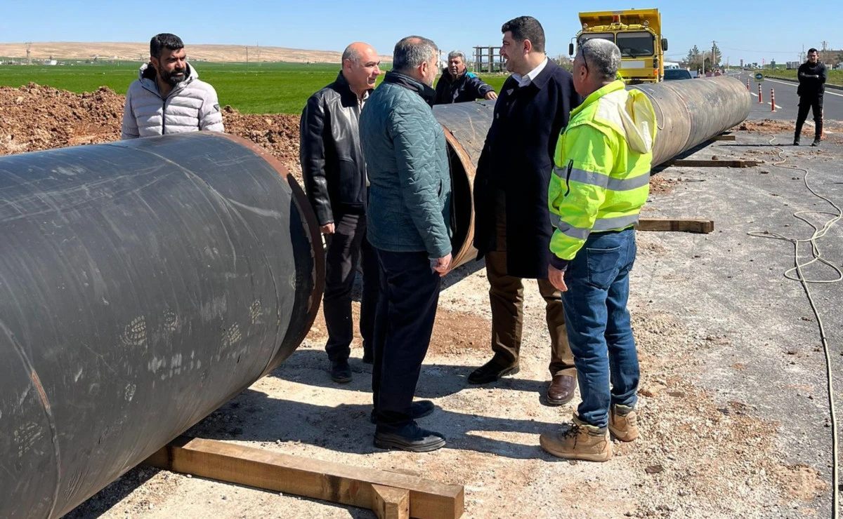 Akparti Mardin İl Başkanı Uncu;Beyaz su İsale Hattını Yerinde İnceledi