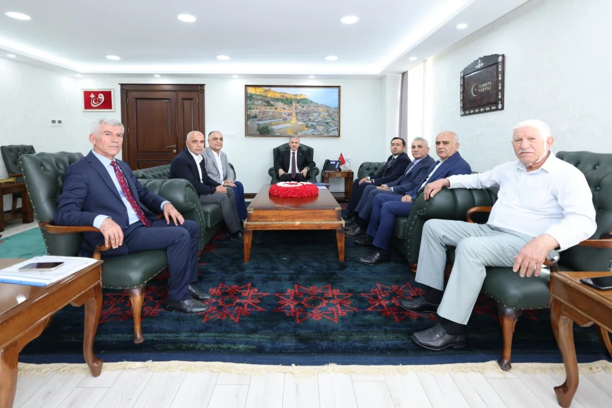 Akparti Nusaybin Heyetinden Vali Akkoyun&rsquo;a Ziyaret