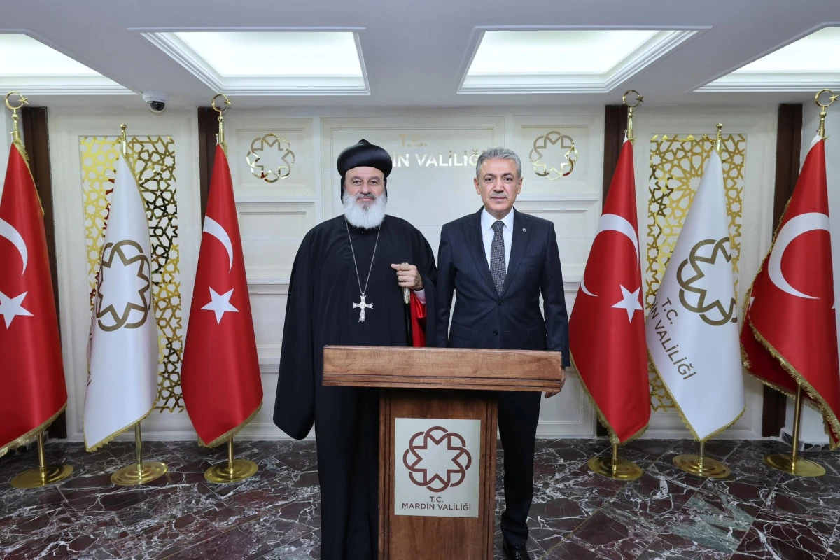 Antakya Süryani Ortodoks Kilisesinden Mardin Valiliğine ziyaret