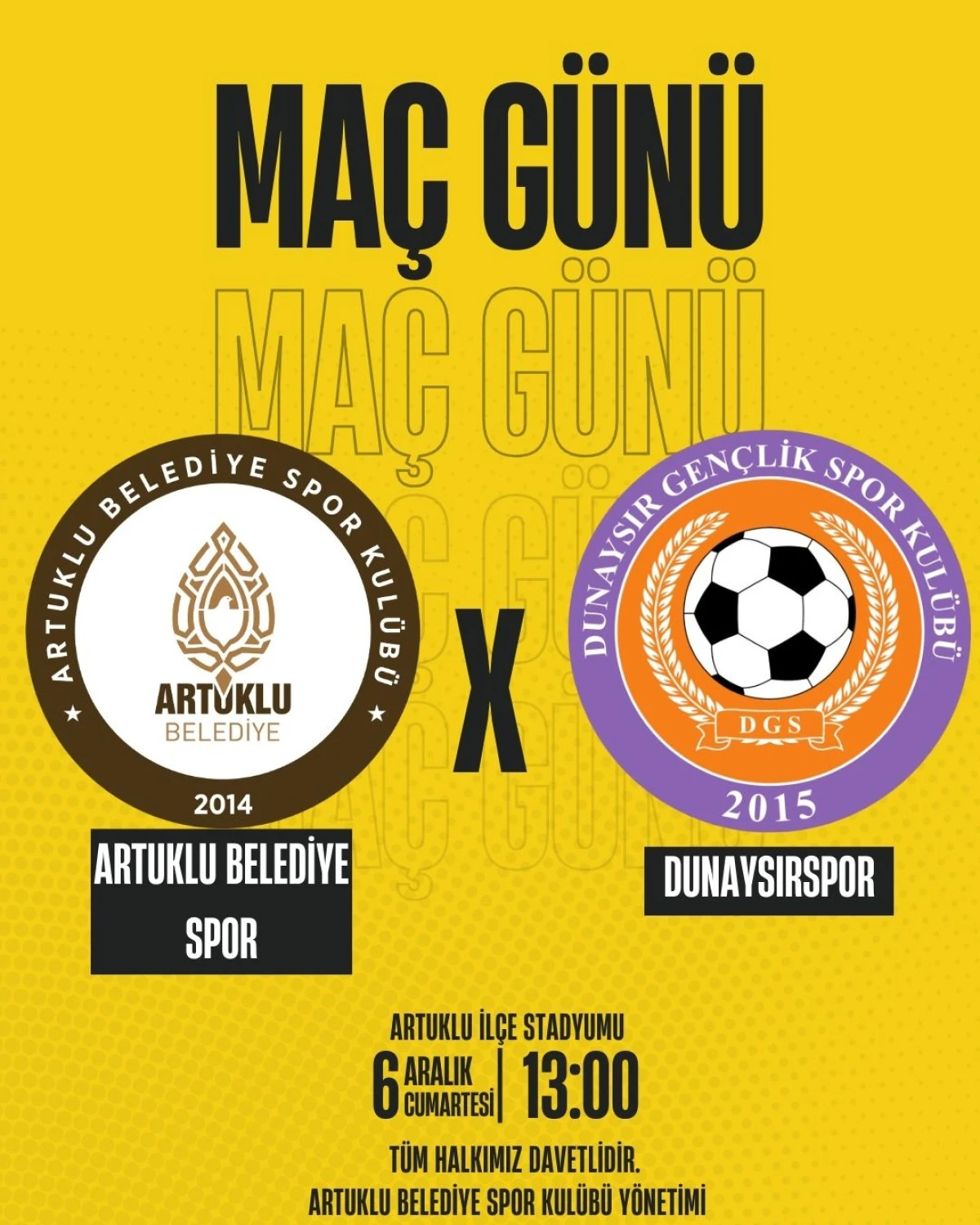 Artuklu Belediye Spor’dan İlk Maça Davet!