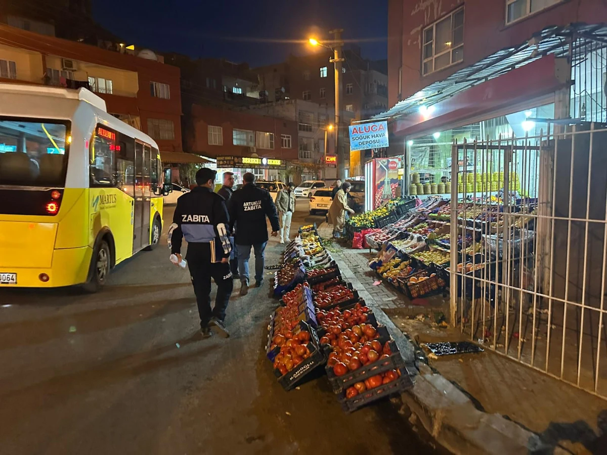 Artuklu Belediyesi Kaldırım İşgallerine Karşı Denetimleri Sıklaştırdı