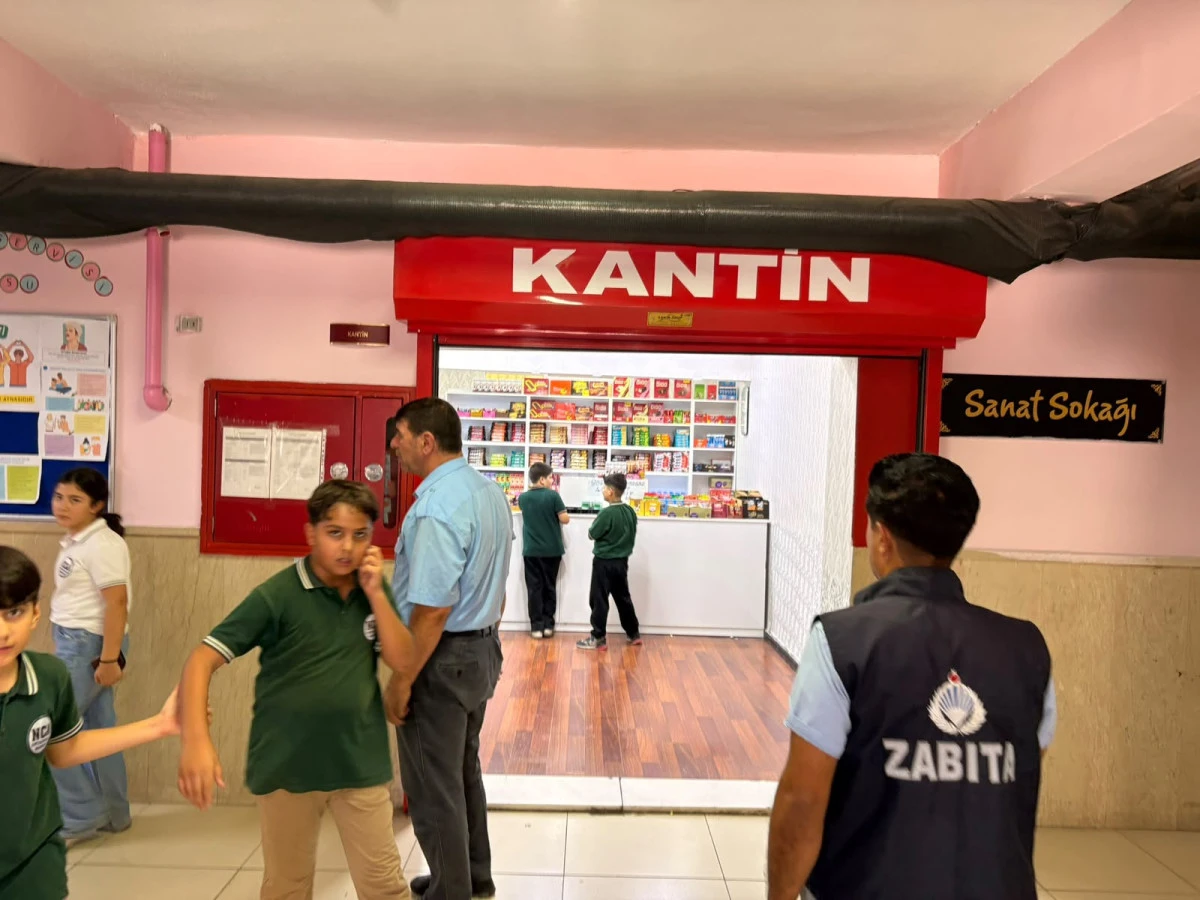 Artuklu Belediyesi okul kantinlerindeki denetimlerini s&uuml;rd&uuml;r&uuml;yor