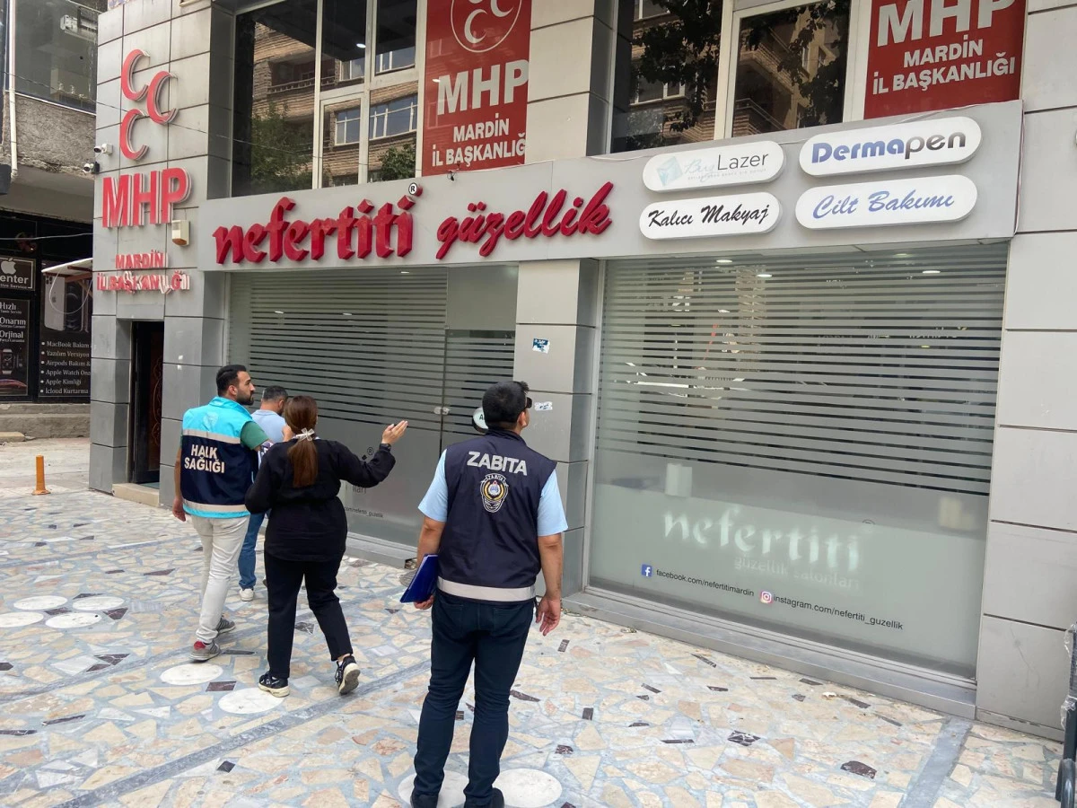 Artuklu’da Güzellik Salonlarına Denetim
