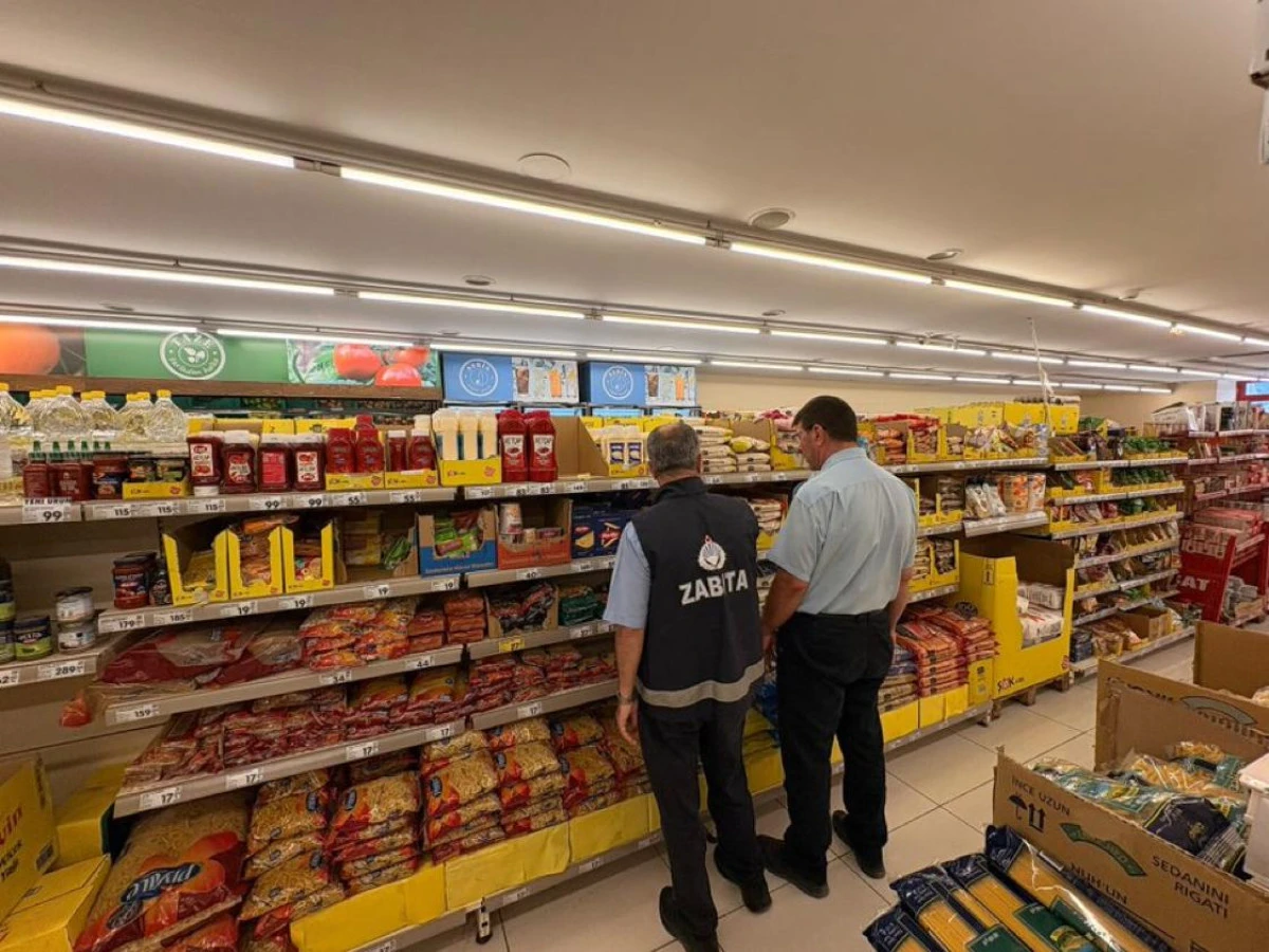 Artuklu&rsquo;da Zincir Marketlere Zabıta Denetimi