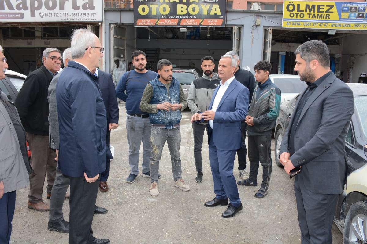 Başkan İpek’ten Sanayi Sitesi Esnafına Ziyaret