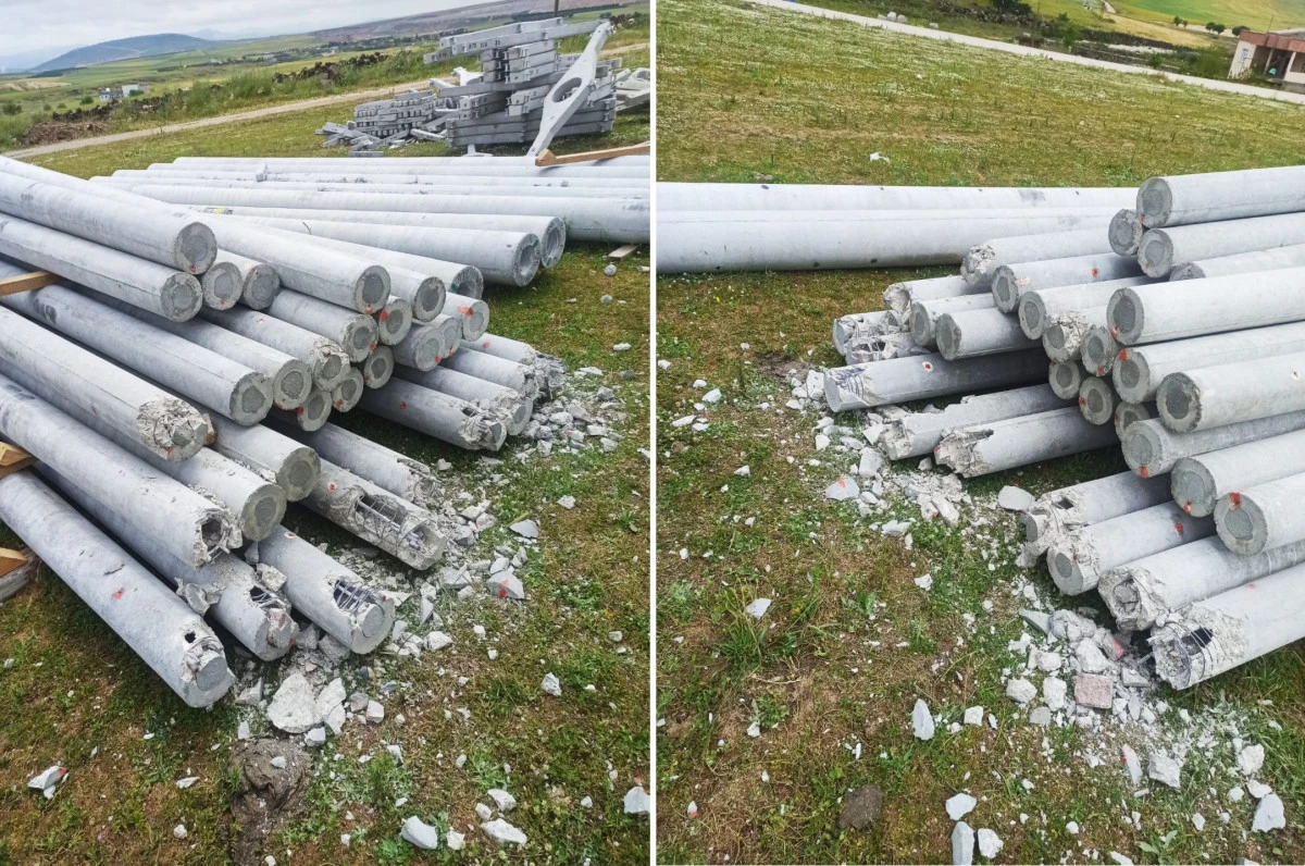 Beton Direkleri Kırdılar, 32 milyon TL&rsquo;lik Yatırımı Engellediler