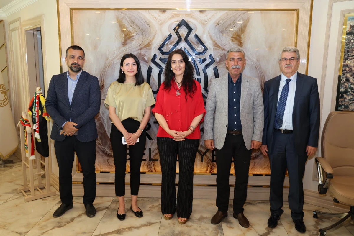 Birleşmiş Milletler Kalkınma Programı B&ouml;lge Y&ouml;neticilerinden Artuklu Belediyesine Ziyaret