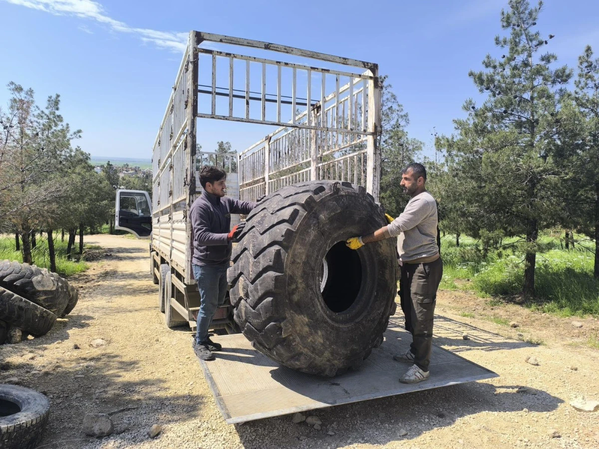 Mardin&rsquo;de 100 Ton Atık Lastik Geri D&ouml;n&uuml;ş&uuml;me Kazandırıldı