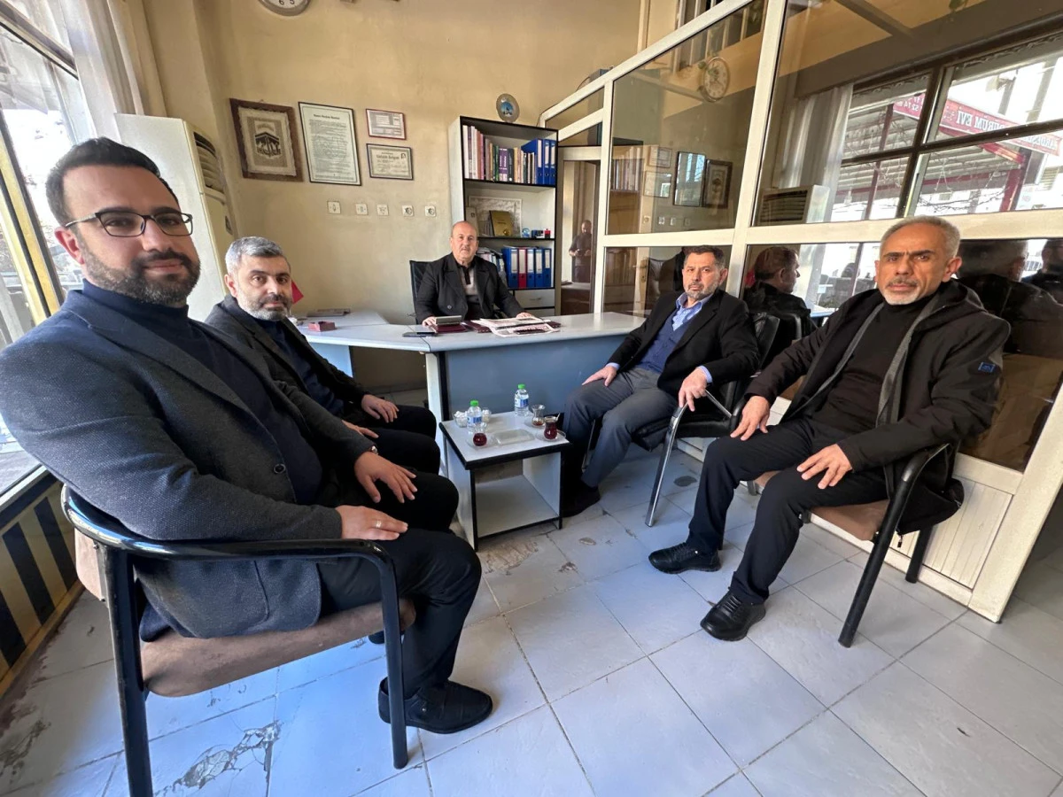 &Ccedil;alışan Gazeteciler G&uuml;n&uuml; Nedeniyle İl M&uuml;ft&uuml;s&uuml; T&uuml;rkmen'den Gazetemize Ziyaret