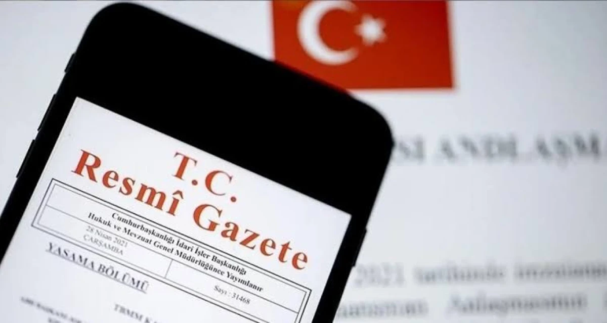 Cumhurbaşkanlığı tarafından yapılan atamalar Resmi Gazete'de