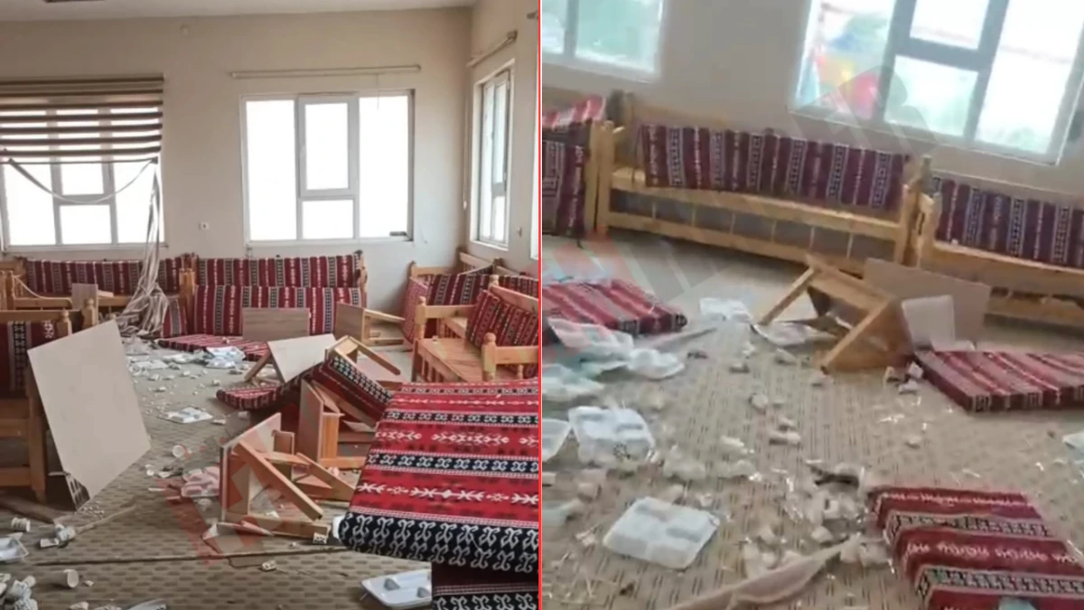 Dara taziye evine saldırı