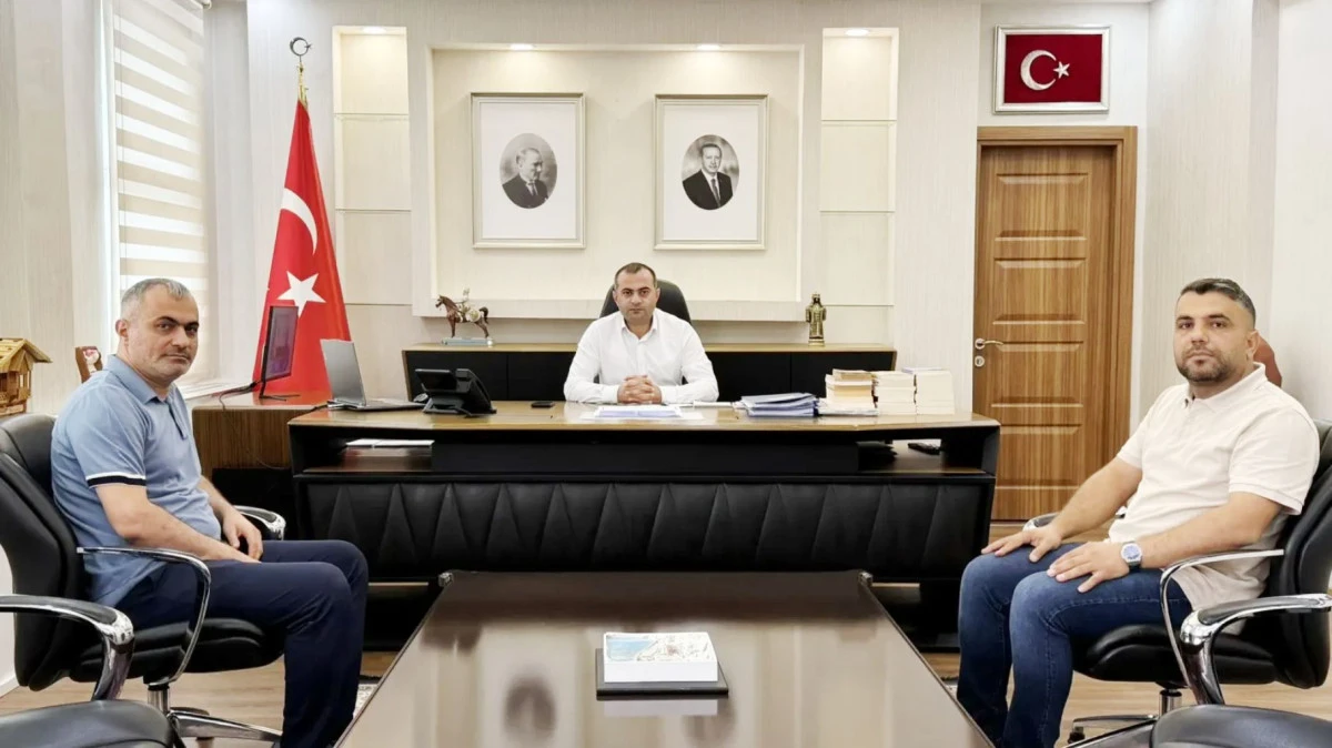 Darge&ccedil;it Tekstil Yetkililerinden Kaymakam K&ouml;se'ye Ziyaret