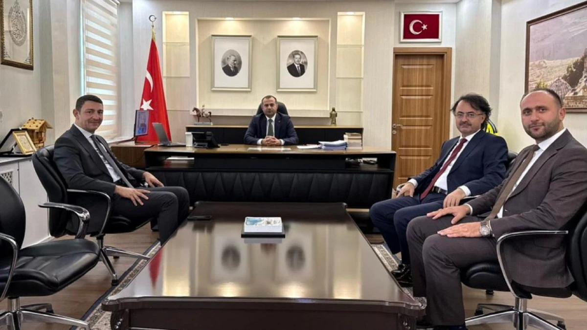 Diyanet İşleri Başkanlığı Başm&uuml;fettişlerinden Kaymakam Bayram K&ouml;se&rsquo;ye Ziyaret