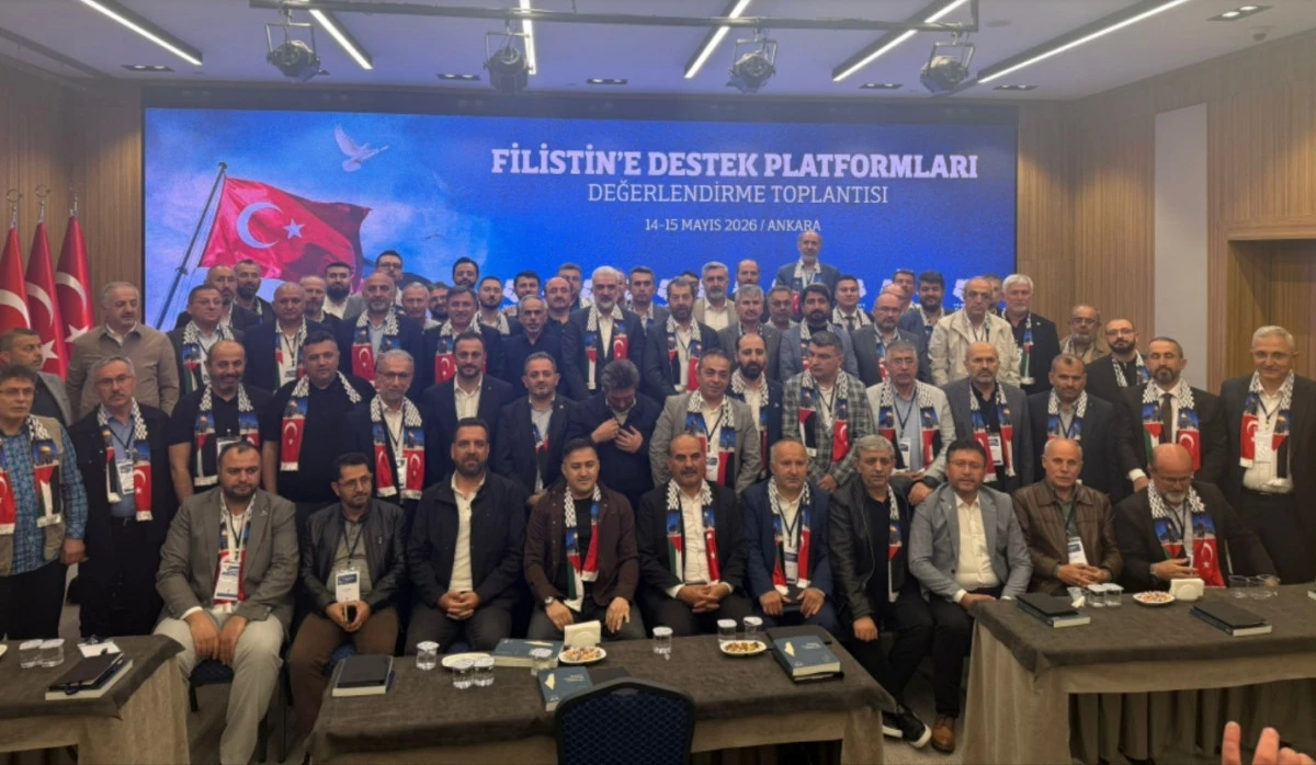 Filistin'e Destek Platformları Değerlendirme Toplantısı yapıldı 