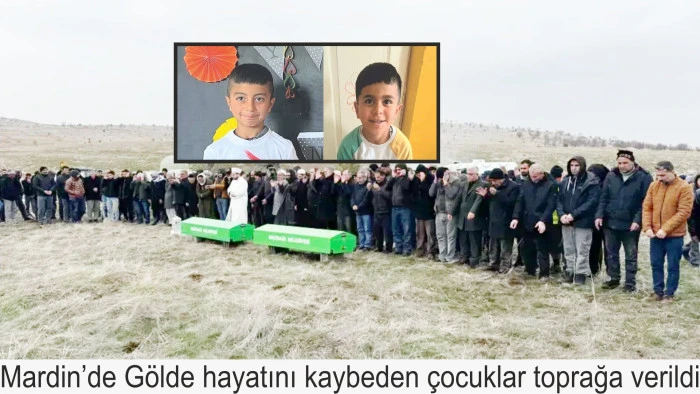 G&ouml;lde hayatını kaybeden &ccedil;ocuklar toprağa verildi