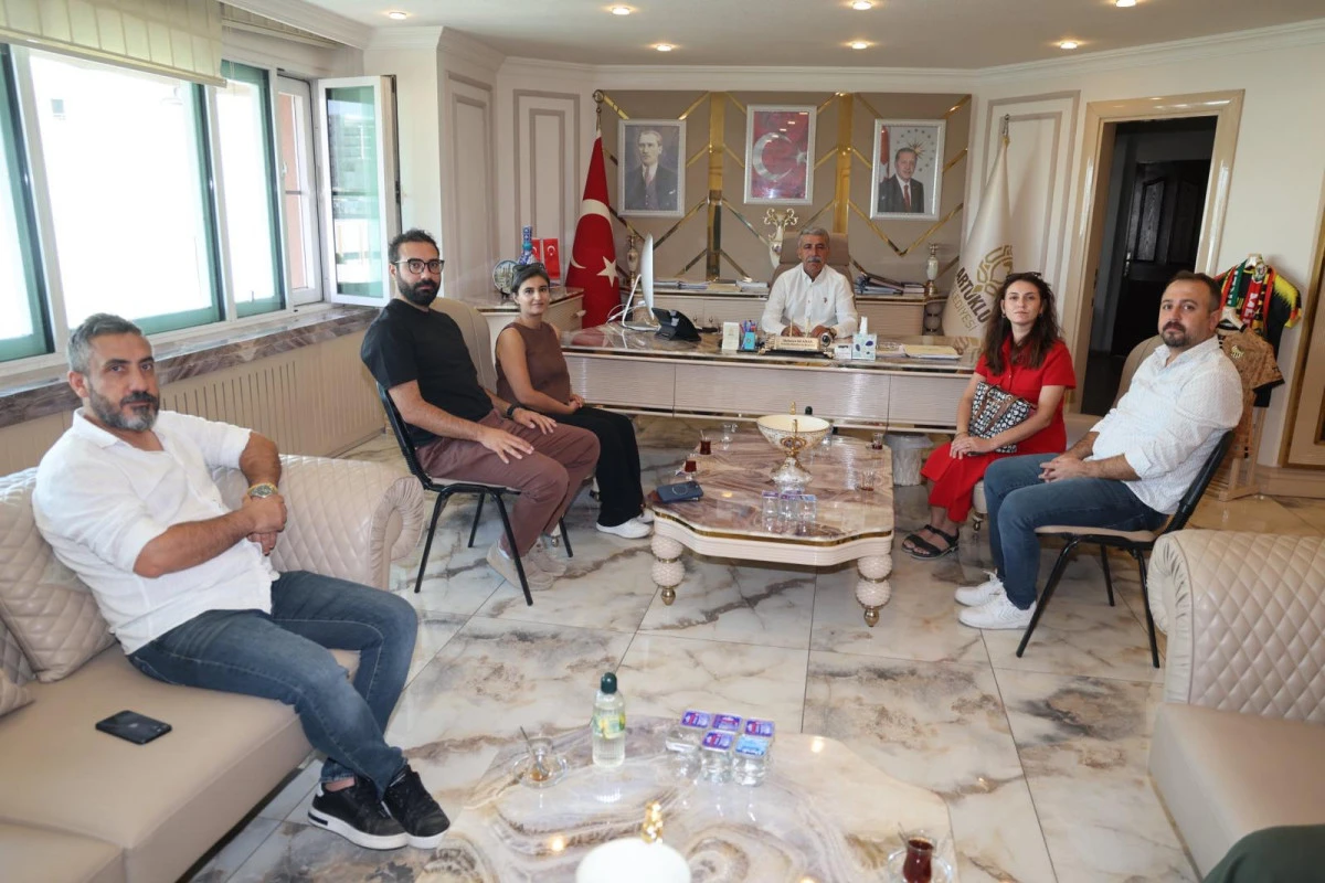 İnşaat M&uuml;hendisleri Odası Mardin Temsilciliği&rsquo;nden Artuklu Belediyesi&rsquo;ne Ziyaret
