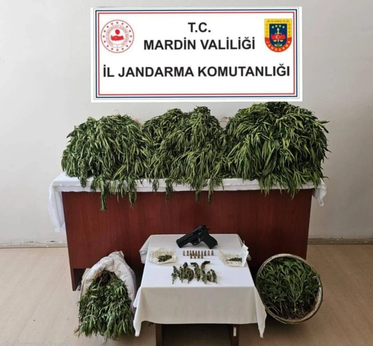Jandarma’dan Nusaybin’de Uyuşturucu Üreticilerine Operasyon