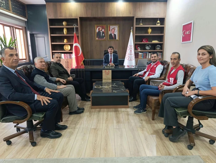 Kızılay'dan İl Mill&icirc; Eğitim M&uuml;d&uuml;rl&uuml;ğ&uuml;'ne Anlamlı Ziyaret