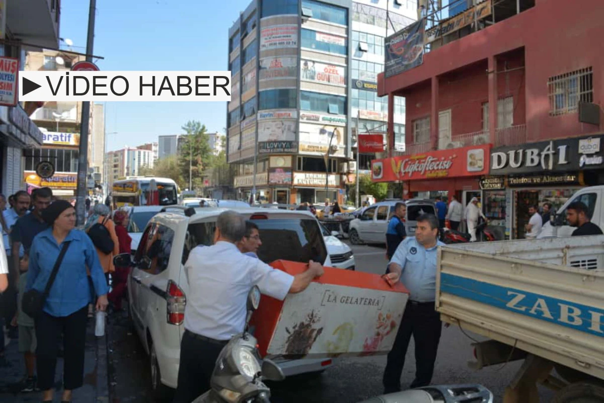 Kızıltepe Belediyesi Kaldırım İşgallerine Geçit Vermiyor