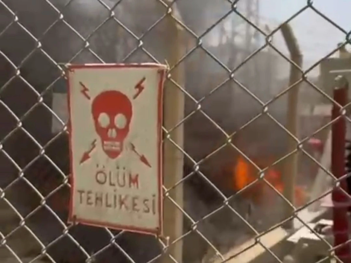 Kızıltepe Trafo Merkezinde Yangın Çıktı