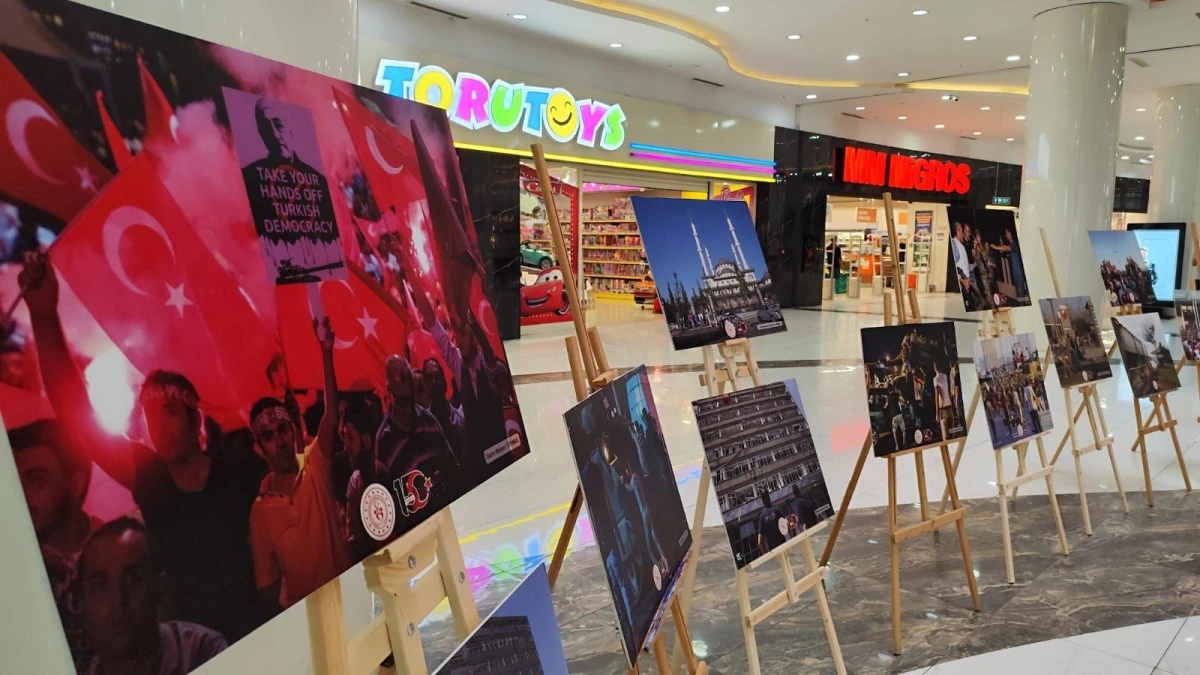 Mardian Mall'da 15 Temmuz'a özel anlamlı sergi