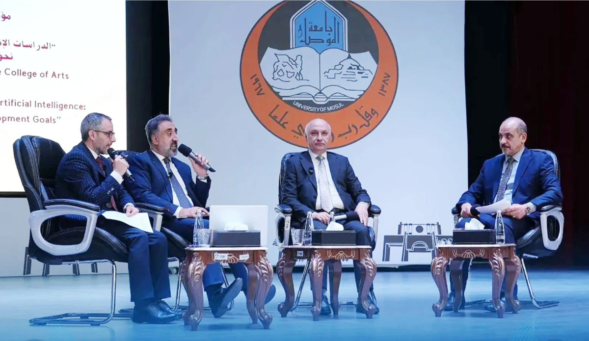 Mardin Artuklu &Uuml;niversitesi Rekt&ouml;r&uuml; Musul'da Yapay Zeka Paneline Katıldı