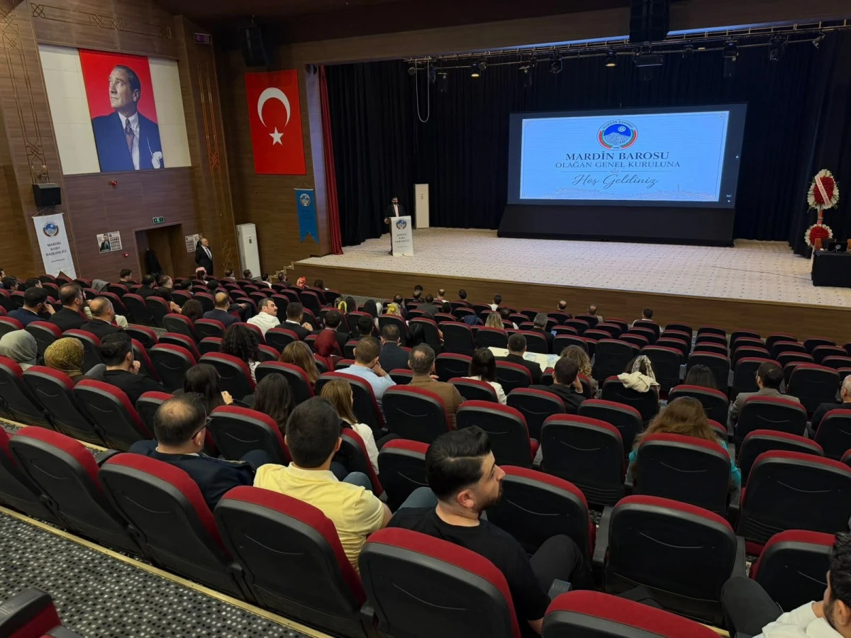 Mardin Barosu&rsquo;nda Olağan Genel Kurul Heyecanı