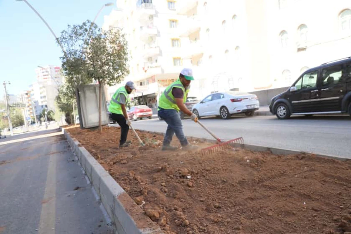 Mardin Büyükşehir Belediyesi Artuklu-Ravza Caddesi’nde Alt ve Üst Yapı Çalışmalarını Sürdürüyor