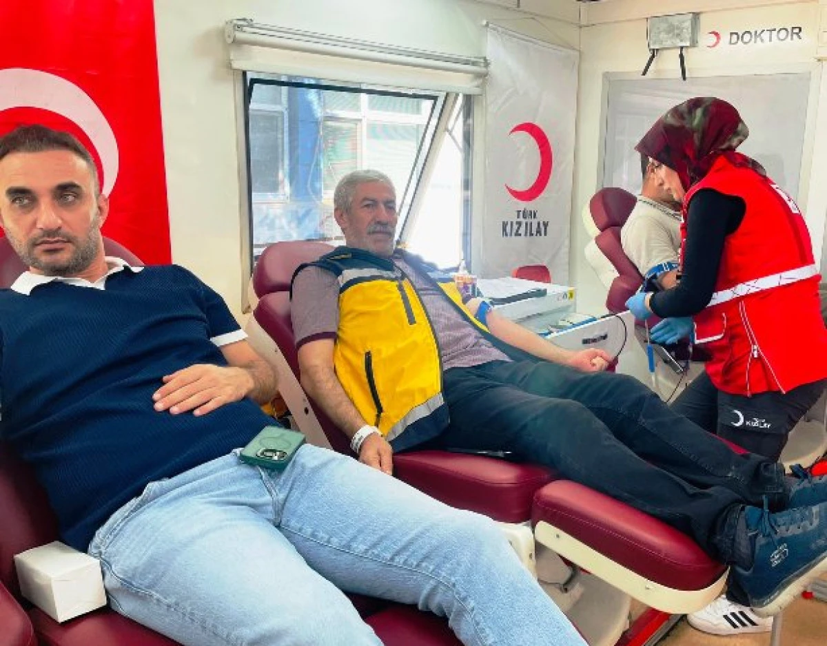 Mardin B&uuml;y&uuml;kşehir Belediyesi&rsquo;nden Kan Bağışına Destek
