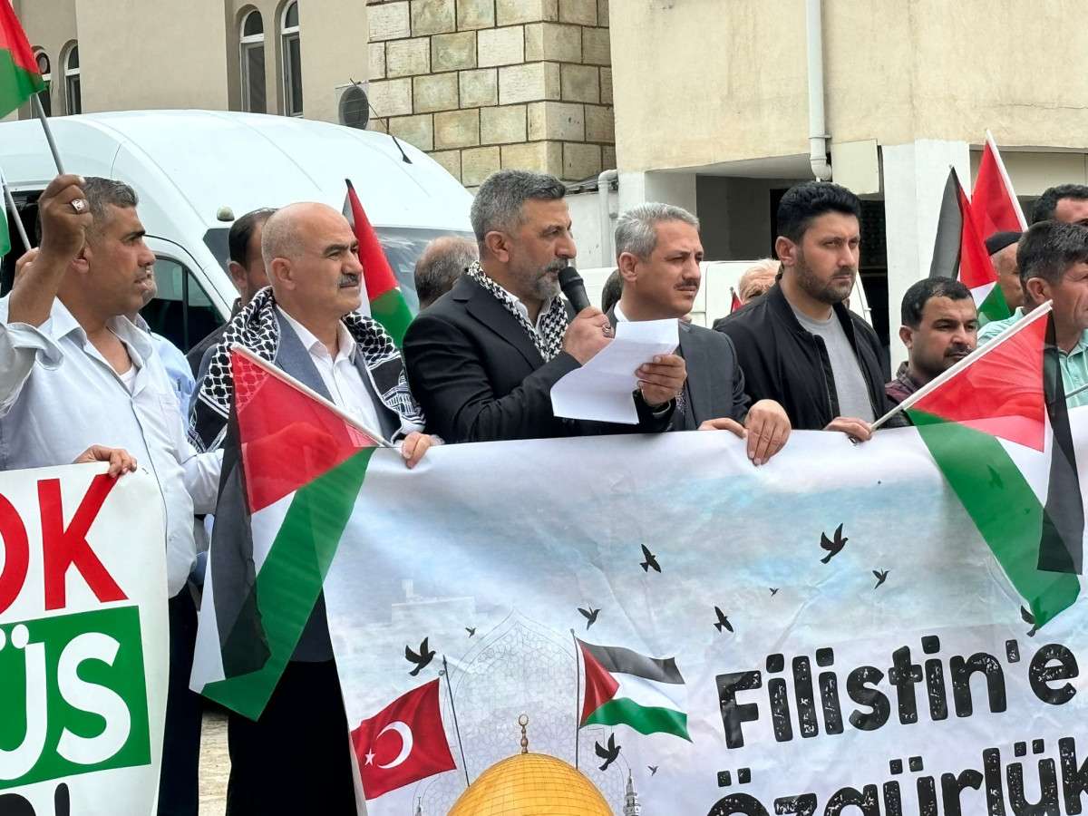 Mardin Dargeçit İlçesinde İsrail Lanetlendi