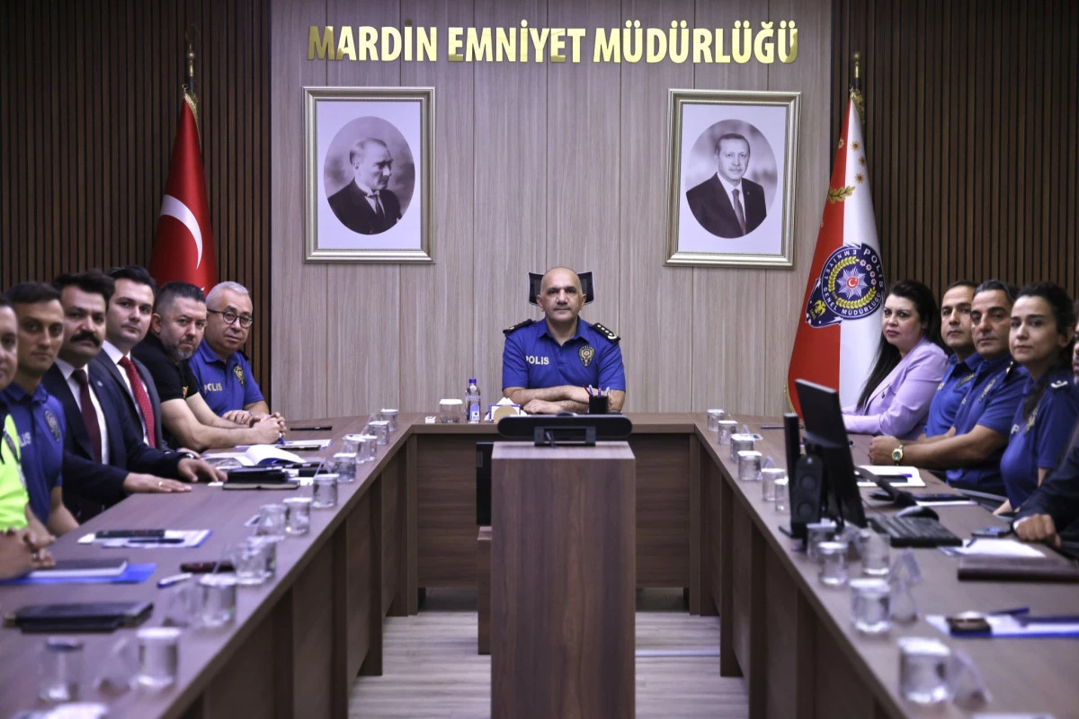 Mardin Emniyeti&rsquo;nde G&uuml;venlik ve Asayiş Değerlendirme Toplantısı