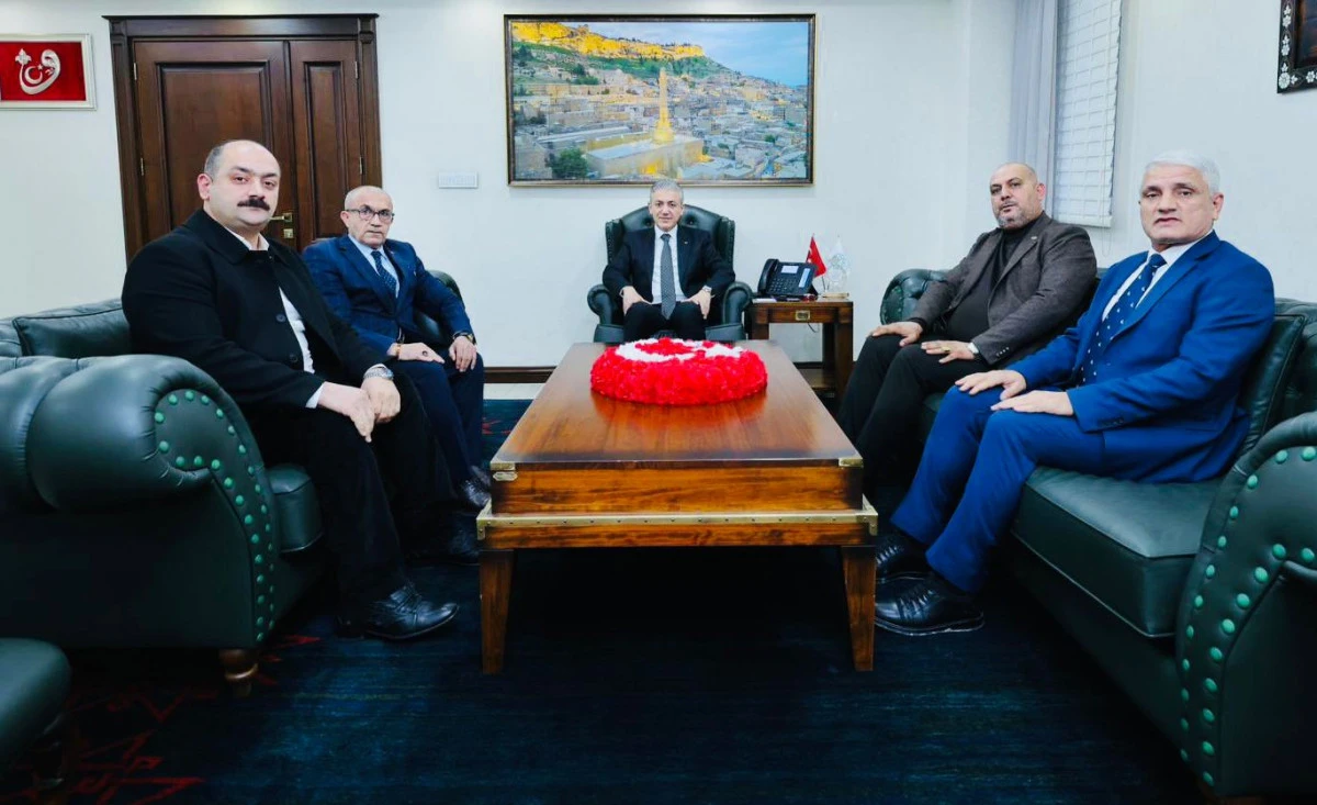 Mardin Engelliler Derneği&rsquo;nden Mardin Valisi Tuncay Akkoyun&rsquo;a Ziyaret