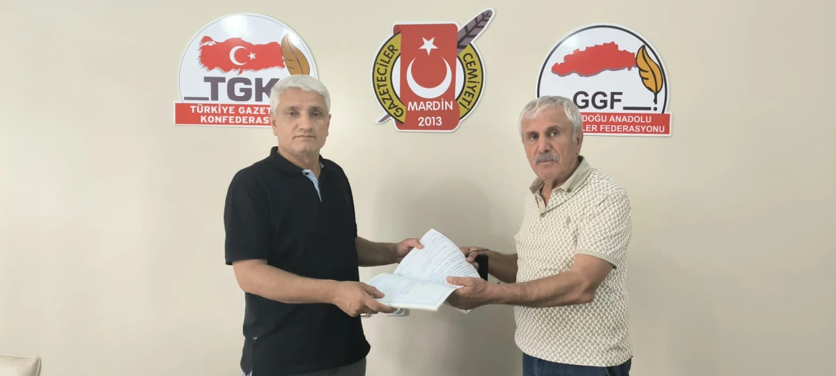 Mardin Gazeteciler Cemiyeti’nde Güven Tazelendi, Yeni İsimler Görevde