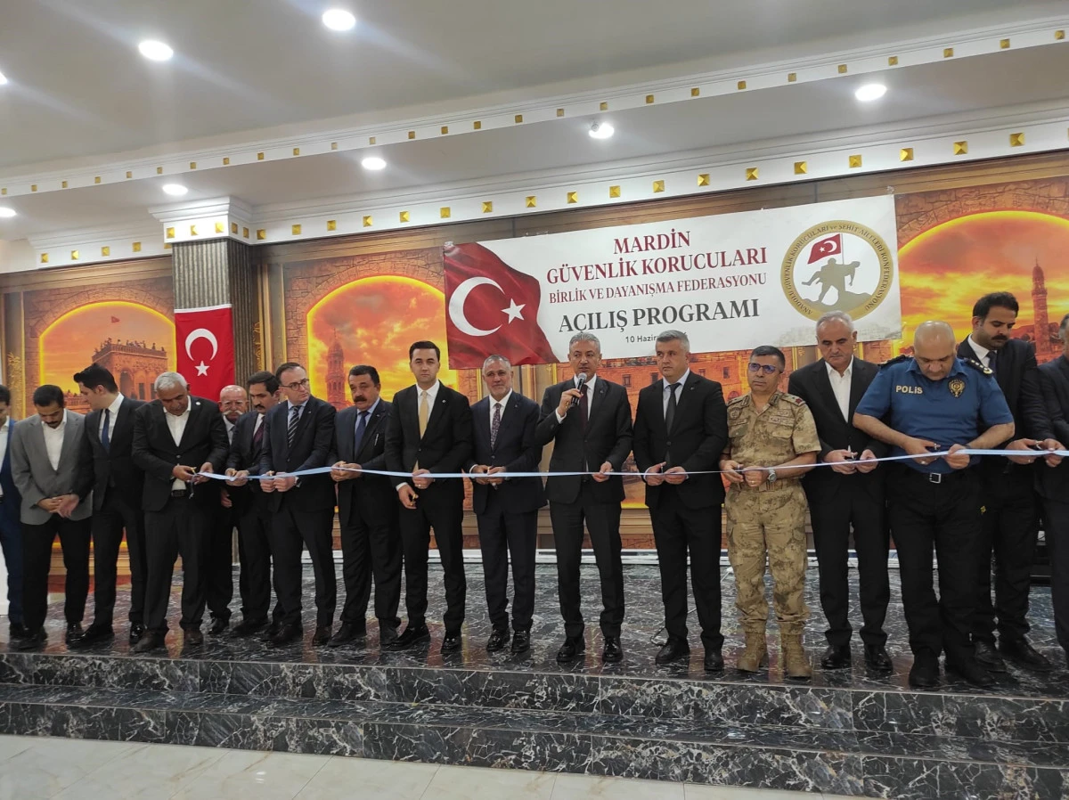 Mardin G&uuml;venlik Korucuları Birlik ve Dayanışma Federasyonu kuruldu