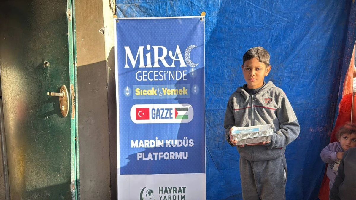 Mardin Hayrat İnsanı Yardım Derneği Gazze'de ki Mazlumlara Umut Oluyor 
