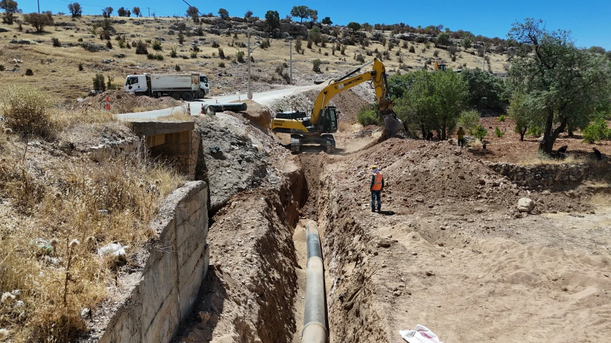 Mardin İçme Suyu Projesi’nde Çalışmalar Sürüyor