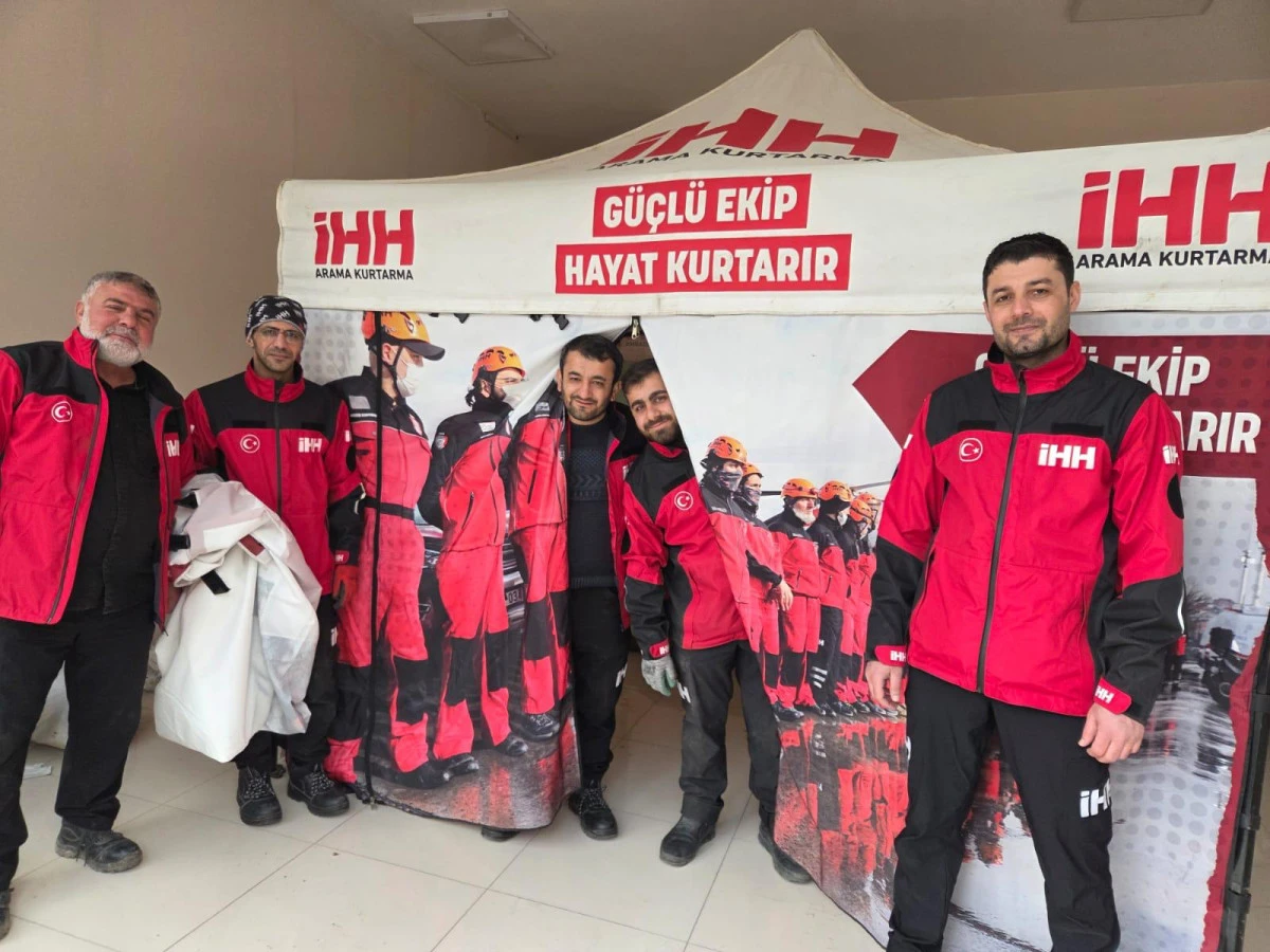 Mardin İHH'da Arama kurtarma eğitimleri devam ediyor 