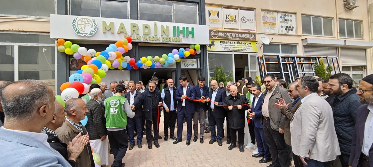 Mardin İHH'nın Yeni Hizmet Binası Dualarla A&ccedil;ıldı 