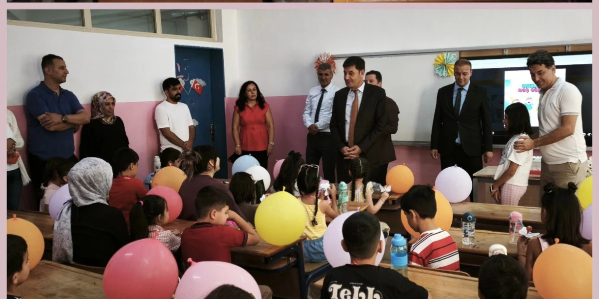 Mardin İl Mill&icirc; Eğitim M&uuml;d&uuml;r&uuml; Ali Eyy&uuml;pkoca&rsquo;dan Uyum Haftasında Artuklu TOKİ İlkokuluna Ziyaret