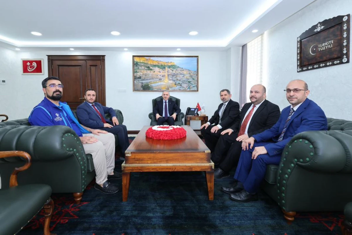 Mardin İl M&uuml;ft&uuml;l&uuml;ğ&uuml;nden Vali Akkoyun&rsquo;a Mevlid-i Neb&icirc; Haftası Ziyareti