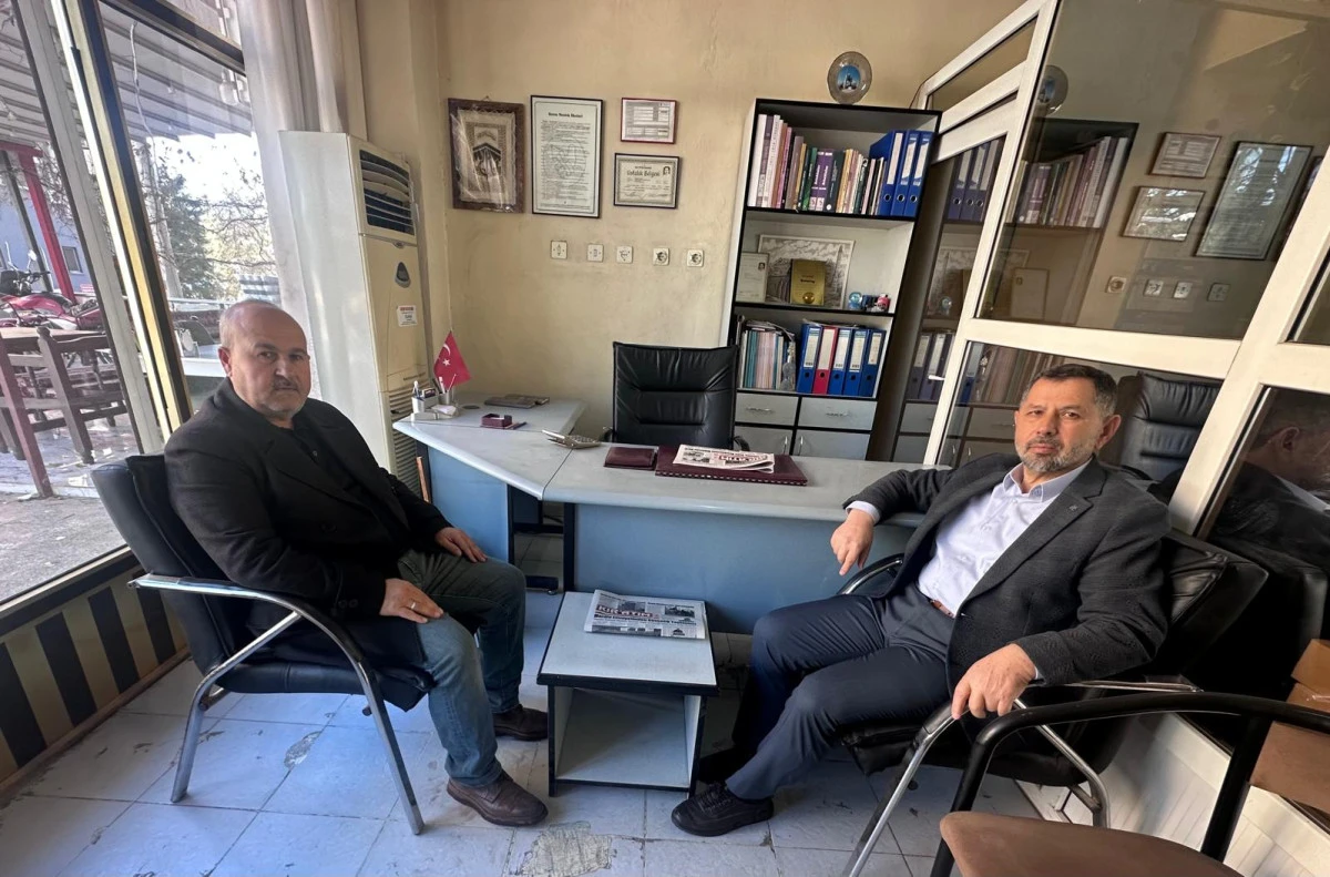 Mardin İl M&uuml;ft&uuml;s&uuml; T&uuml;rkmen'den Gazetemize Ziyaret 