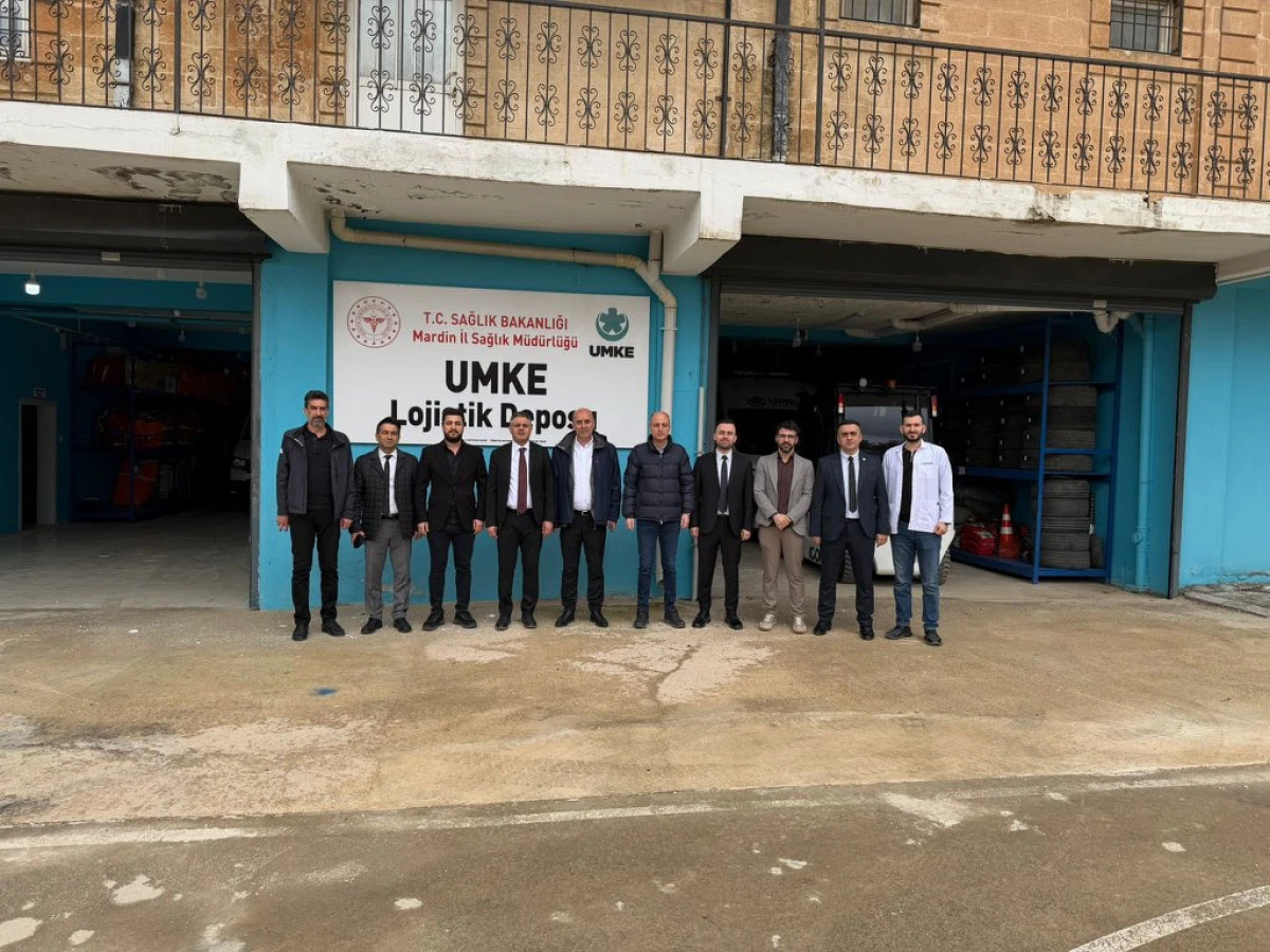 Mardin İl Sağlık M&uuml;d&uuml;r&uuml; Yavuz&rsquo;dan Ulusal Medikal Kurtarma Ekibi'ne Ziyaret
